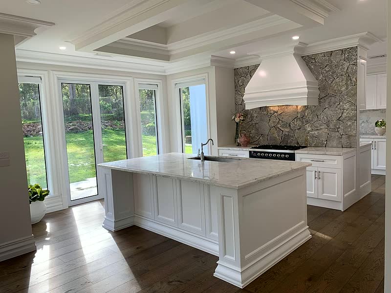 Shaker Kitchen, Garden Outlook — renovation by TIJ Australia