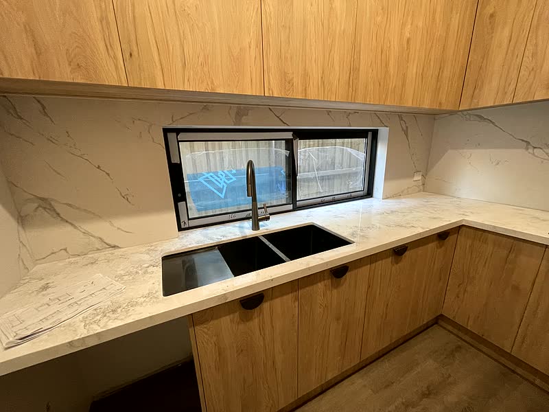 Window Splashback Kitchen — renovation by TIJ Australia