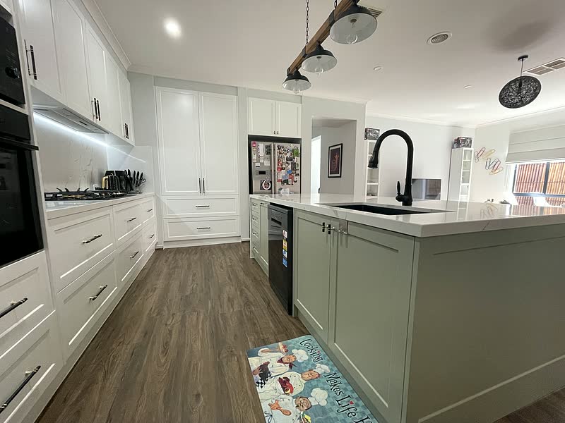 Shaker Island Kitchen — renovation by TIJ Australia