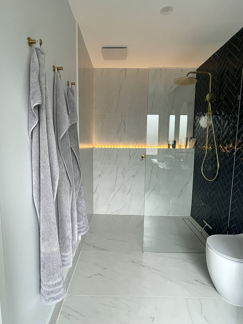 Marble & Brass Ensuite — renovation by TIJ Australia