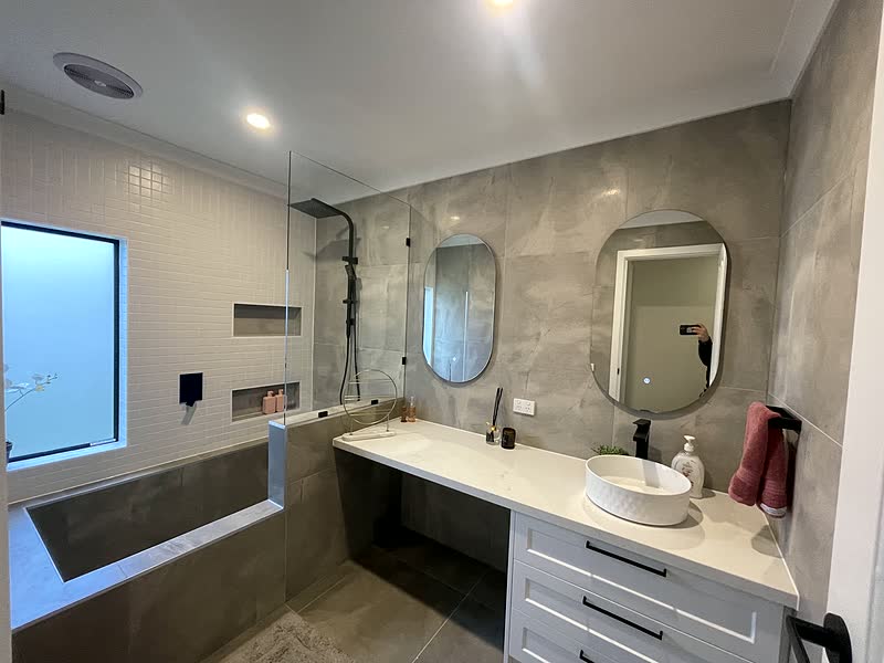 Twin Vanity Bathroom — renovation by TIJ Australia